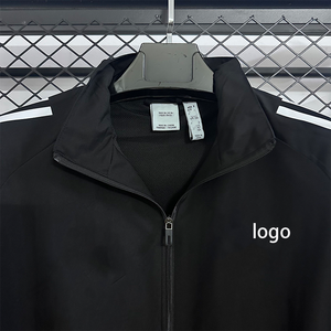 Erkek futbol eğitimi su geçirmez rüzgarlık ceketler toptan Juventues tam fermuar eşofman otomatik kesme tekniği - Product Image 4