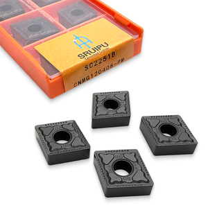 مجموعة أدوات خراطة كربيدية قابلة للتبديل من SRUIPU طراز CNMG120404 وCNMG120408 لقطع الفولاذ والحديد والمعادن، تصنيع حسب الطلب - Product Image 4