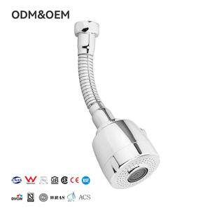 מאריך ברז אוניברסלי למטבח, סיבוב 360 מעלות, לשימוש ביתי ° מתאם C דו-מהירותי לברז מאוורר ראש מקלחת בלחץ נגד התזות - Product Image 1