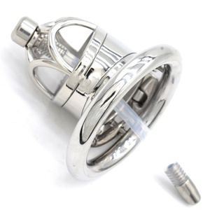Dispositivo de Castidad Masculino de Acero Inoxidable FRRK 304, Jaula para Pene Resistente, Herramienta Sexual BDSM, Candado para Pene, Producto Sexual para Hombre - Product Image 3