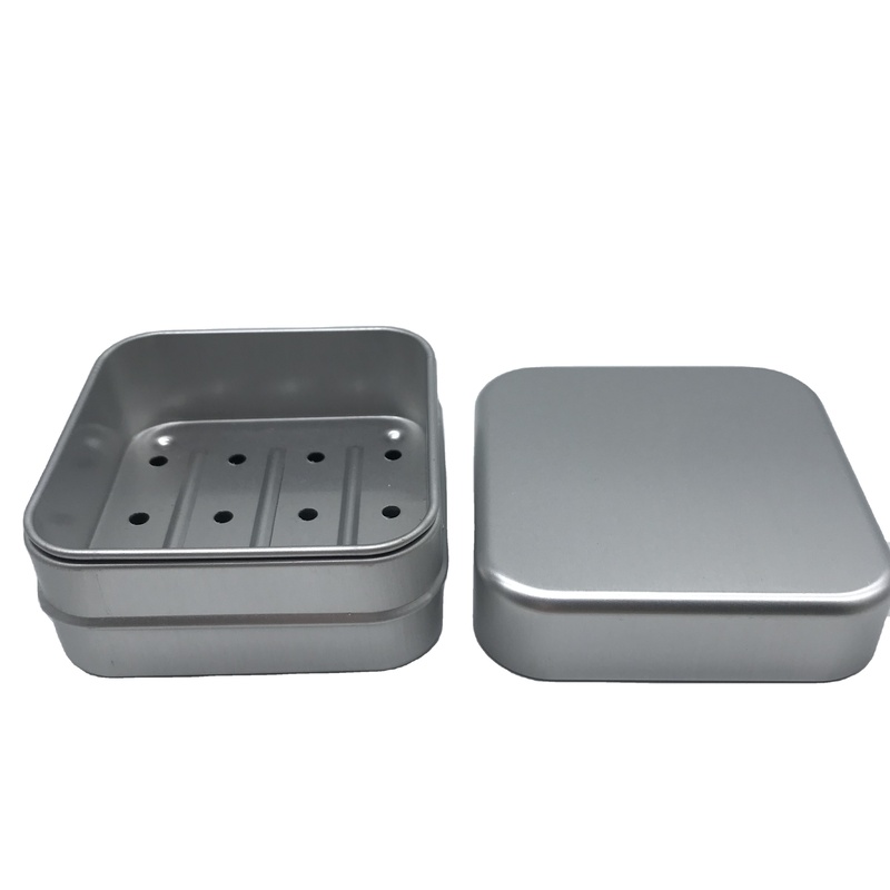Eco Friendly Silver Metal Tin With