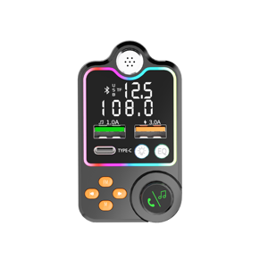 Timbear <span class=keywords><strong>2022</strong></span> Venta caliente Car -Kit PD 3.1A Cargador de teléfono USB dual BT5.0-Reproductor de MP3 Transmisor FM - Product Image 4