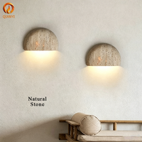 Lampe LED murale de niche Wabi Sabi médiévale pour salon, couloir, gîte, café, chambre à coucher, projecteur d'ambiance personnalisé