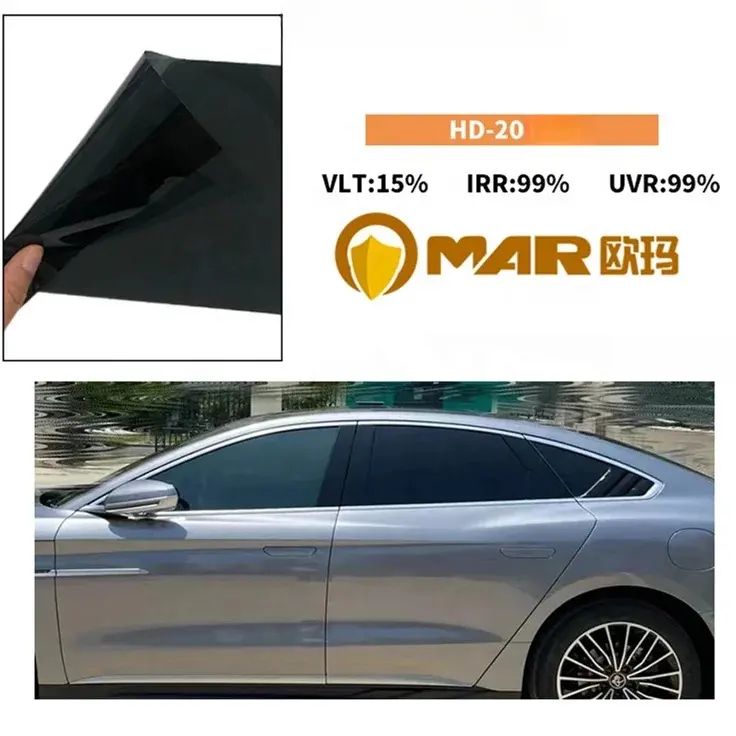 OMAR OM-HD20 electric tint film for car window hot selling car window film wholesale good price HD car window protection film