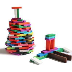 Jeu de <span class=keywords><strong>dominos</strong></span> en bois personnalisé de 1000 pièces, 9 à 12 <span class=keywords><strong>dominos</strong></span>, blocs <span class=keywords><strong>Festool</strong></span>, jeu en boîte en bois - Product Image 4