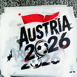 Transferts personnalisés DTF pour clubs mondiaux 2026, autocollants imprimés personnalisés pour animaux de compagnie, designs de transferts DTF pour équipes de la <span class=keywords><strong>Coupe</strong></span> de Football, prêts à presser - Product Image 2