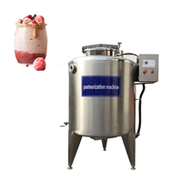 Pasteurisateur par lots entièrement automatisé, cuve de pasteurisation en acier inoxydable, petit équipement de pasteurisation du lait