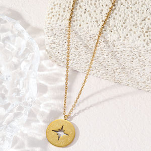 Collier Pendentif Calligraphie Arabe Musulmane Ramadan en Acier Inoxydable, Bijou de Mode, Vente en Gros, Cadeau Aïd - Product Image 4