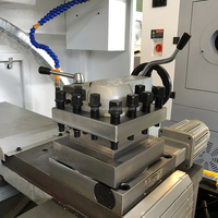 Petit tour CNC horizontal CK6136 de type léger avec structure à banc plat, moyenne capacité, haute précision, automatique