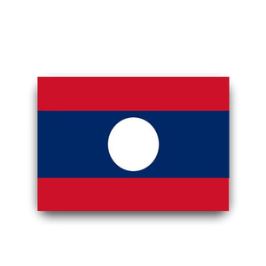Venta al por mayor, envío rápido, logotipo personalizado, 100% banderas de poliéster, 3x5 pies, República Democrática Popular Lao, <span class=keywords><strong>Laos</strong></span>, <span class=keywords><strong>Bandera</strong></span> de todos los países - Product Image 1