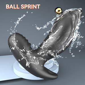 Ferngesteuerter Vibrierender Analplug mit Perlen-Rollmassage Anales Erwachsenen-Sexspielzeug für Männer Frauen Paare - Product Image 2