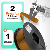 Filament d'impression 3D LZK PETG 1,75 mm 240C, vente chaude, matériau pour imprimante 3D FDM, rouleau de 1 kg, CN GUA