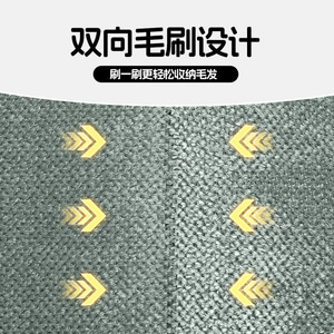 Gants anti-statiques jaunes grande taille pour le toilettage des chiens de taille moyenne - Product Image 5
