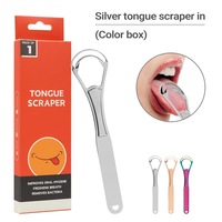 Offre Spéciale en ligne personnalisé 100% 304 nettoyeurs de langue en acier inoxydable ensemble de grattoir à langue en métal