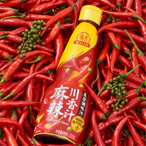 HJ Simple Conveniente Picante Vegano Sichuan Salsa en Botella para Restaurantes y Supermercados - Product Image 4