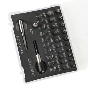 Dr. Giant 33pc Screw Extractor Set Metric Steel Spiral <b>Flute</b> Damaged Bolt Removal Tool Kit <b>Plastic</b> Box - Product Image 1