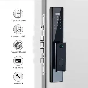 New Arrival S928-1 Fully Automatic APP Remote Control Password Fingerprint Card Wifi Tuya Smart Door Lock