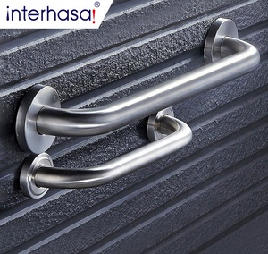 ราวจับนิรภัยสำหรับห้องอาบน้ำ,ราวจับแบบสแตนเลส12นิ้วด้ามจับประตูบาร์สำหรับอ่างอาบน้ำชักโครก - Product Image 1