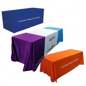 Best Selling Custom Table Cloth Trade Show Sublimation Printed Loo Polyester Event Table Cloths - Product Image 1