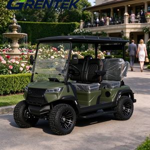 Carrito de Golf Eléctrico para 4 Pasajeros, Todoterreno, Se Acepta Servicio de Pintura de Color Personalizado - Product Image 1