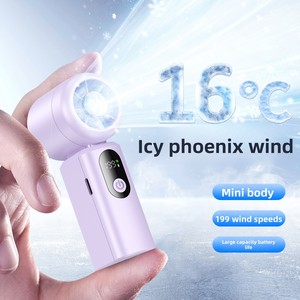 Nuevo <span class=keywords><strong>Ventilador</strong></span> de Bolsillo Portátil Mini USB de Alta Velocidad 2026, Motor sin Escobillas, Batería de 1000-1200mAh, 36dB de Ruido, 3-6 Velocidades - Product Image 2