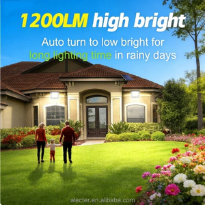 Projecteur solaire Alecter étanche IP54, lumière blanc chaud, allumage automatique du crépuscule à l'aube, pour véranda, patio, garage - Product Image 2