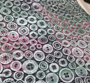 الرسالة المطبوعة الملونة محكم منقوش pvc نمط أريكة جلدية - Product Image 3