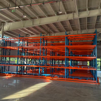 Système de rayonnage pour usine de fabrication avec poutre réglable à plusieurs niveaux