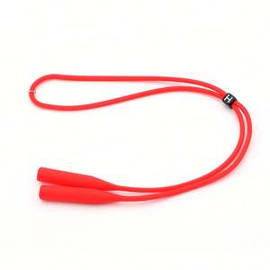 Cordon de lunettes en silicone coloré, chaîne élastique antidérapante pour lunettes de sport, réglable - Product Image 6