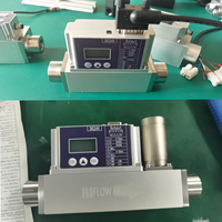 JIANT JGAWM-YT OEM Medidor de Flujo de Masa de Gas Térmico Micro MEMS, Aire 1SCCM~800NL/h, 4-20mA RS485, Conexión Roscada de Aleación de Aluminio, 1.5%