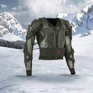 Blouson de moto avec protections homologuées CE, blouson de moto de course professionnel avec protections pour les épaules, les coudes et le dos - Product Image 3