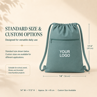 Sac à cordon unisexe personnalisé avec logo pour la gym, sac à dos sport à cordon, sac à cordon promotionnel, sac à dos décontracté pour le sport