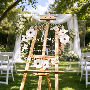 Espejos Elegantes y Sencillos, Barra para Colgar Cortinas, Soporte Personalizado para Pista de Baile, Planos de Asientos, Letrero de Bienvenida Acrílico a Rayas, Tela para Boda - Product Image 6