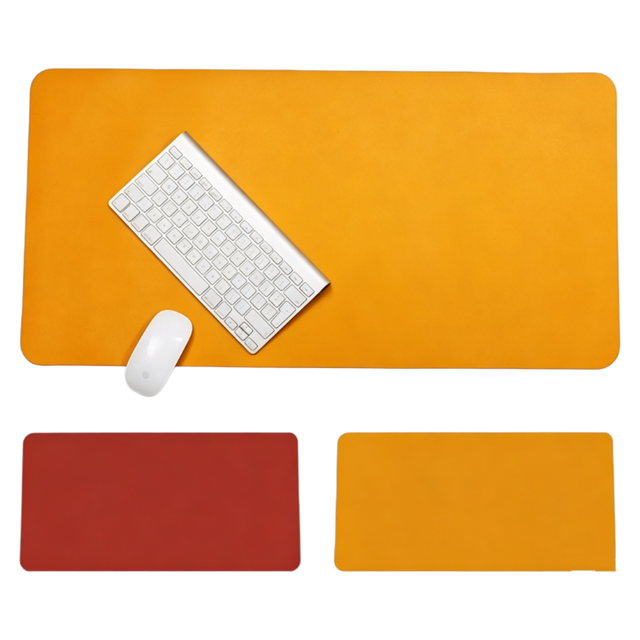 Wholesale XXL Large PU Leather Desk Mat Easy Clean Durable Office Writing Desk Pad