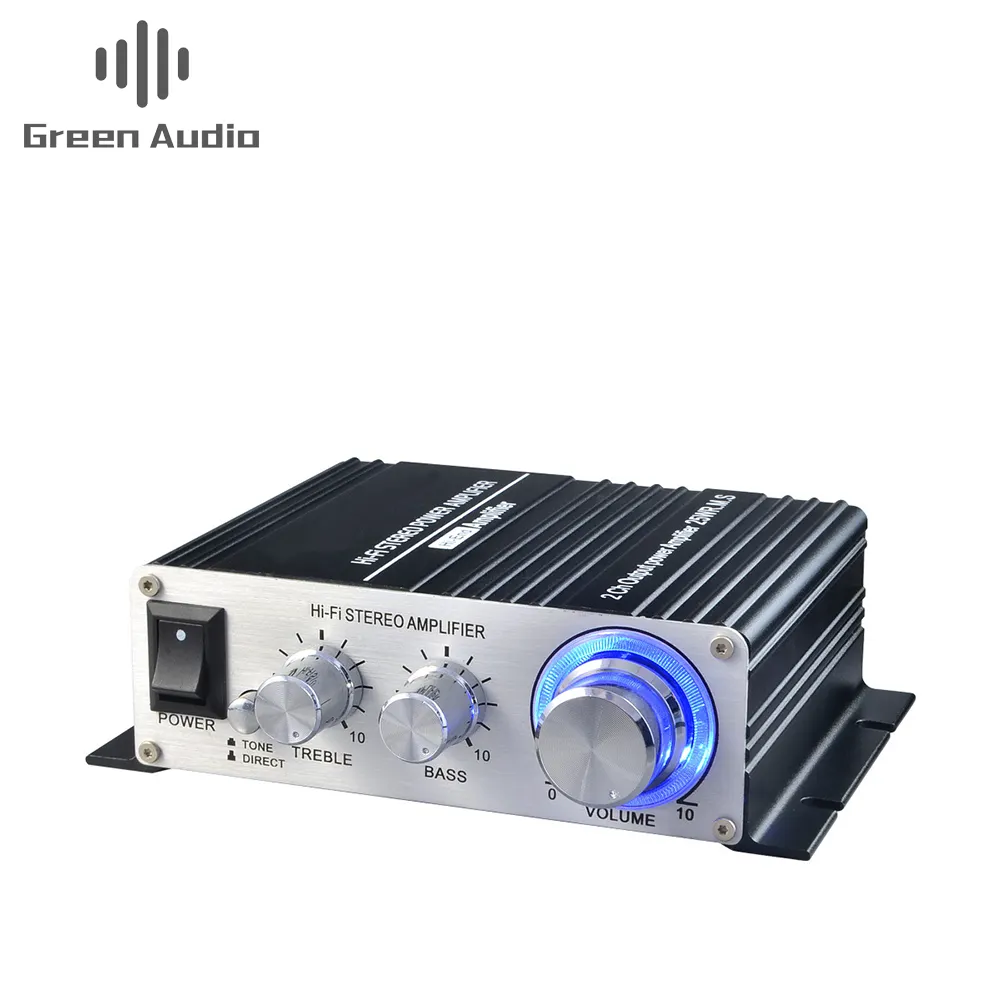 GAP-V3 Carro Amplificador de Potência RMS Digital Player Hi-Fi Stereo Class-D 2CH 20W BASS Áudio Profissional de Música DIY casa AMP MP3