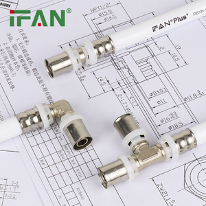 IFAN PEX Al PEX Fittings Plumbing Underfloor Heating Multilayer Pex Pipe Fitting Brass Press Fittings