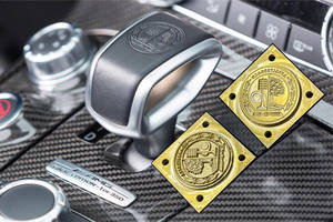 Herramienta de Estampado de Etiquetas de Cobre con Logotipo de Cobra para Accesorios Interiores de Automóviles Deportivos <span class=keywords><strong>Mustang</strong></span> - Product Image 3