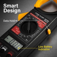 Multimètre numérique professionnel pour électricien, pince ampèremétrique 750V DC, testeur de tension AC/DC, courant AC, résistance, capacité, fonction de maintien des données