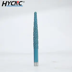 8mm 10mm 12mm kaynaklı elmas Cnc gravür yönlendirici Bit taş freze kesicisi oymacı mermer granit aracı bıçak oyma bıçağı