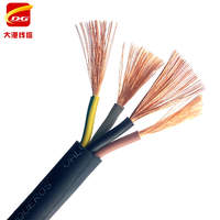 Kabel Pompa Submersible Karet JHS 2 3 4 Core 1.5mm 2.5mm 4mm 6mm 10mm 25MM 35MM 50MM Kabel Tahan Air