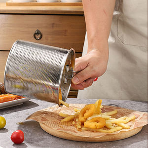 Ensemble de friteuse en acier inoxydable 304 <span class=keywords><strong>avec</strong></span> panier à friture <span class=keywords><strong>passoire</strong></span> à <span class=keywords><strong>pâtes</strong></span> Pot Tempura pour cuisinière à induction - Product Image 4