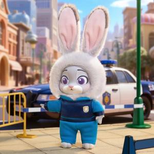 Peluche de Feiya Zootopia Judy Hopps y Nick Wilde, con Logotipo Personalizado, Lindo Animal de Peluche, Caja Sorpresa Coleccionable, Llavero para Mochila, Regalo - Product Image 5