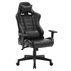 Chaise de bureau ergonomique en cuir de haute qualité à prix super avantageux avec appui-tête 5913 Chaise de bureau ergonomique en tissu - Product Image 1