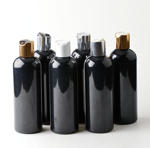 Bao Bì Mỹ Phẩm Dầu Gội Đầu Tròn Rỗng Độc Đáo <span class=keywords><strong>MOQ</strong></span> <span class=keywords><strong>5000</strong></span>, Chai Bơm Tròn Màu Đen Chai Sữa Tắm Chai Đựng Mỹ Phẩm - Product Image 1