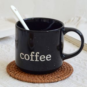 Custom Black Ceramic Mug Speckled Coffee Cup Personalized logo - Product Image 2