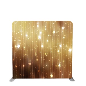 Marco de tubo de aluminio ligero, funda de almohada de tensión de tela, soporte de telón de fondo para fotomatón, 8x8 pies - Product Image 3