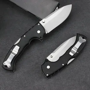 C-old Steel 4-MAX Underbrush Folding Knife Wilderness Survival Tactical Hunting Knife