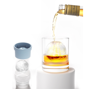 Bandeja de cubitos de hielo de silicona reutilizable de 6cm <span class=keywords><strong>Besafe</strong></span>, molde para Hacer bolas de hielo redondas circulares esféricas grandes para whisky, herramientas para hacer helados - Product Image 5