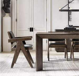 Table d'extension de table à manger rectangulaire <span class=keywords><strong>Arles</strong></span> de très grande taille au design contemporain Sassanid - Product Image 6