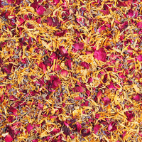 Pétales de fleurs séchées en gros : petites roses, lavande, calendula – Fleurs séchées décoratives pour résine et pot-pourri